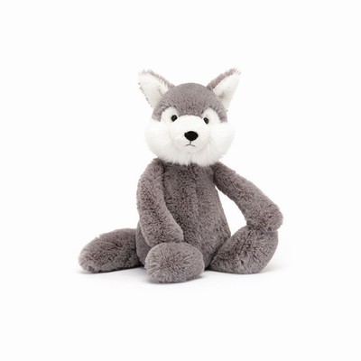 Jellycat Bashful Wolf USA | 17243SUYQ